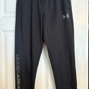 Under Armour Kid’s XL Black Joggers with Logo